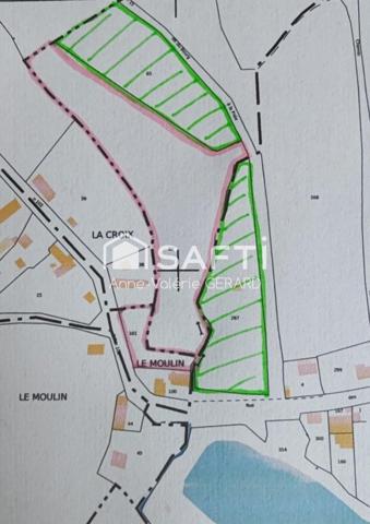 Lot 2 terrains 8072 m² avec cours d'eau