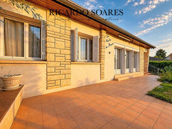 60940 ANGICOURT / MAISON FAMILIALE 149m2 / 4 CHAMBRES / SOUS-SOL TOTAL 85m2 / GARAGE INDEPENDANT 98m2 / TERRAIN 1420m2