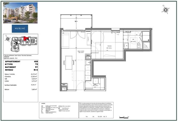 Appartement à vendre 2 pièces 42 m² Lormont