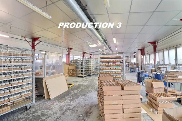LOCAUX D ACTIVITES INDEPENDANT + STOCKAGE ET BUREAUX SURFACE TOTAL 1100M2 SUR PARCELLE TOTAL 2800M2 ACCES POIDS LOURDS
