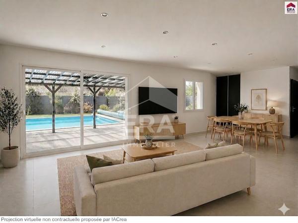 Maison Salles 126m² 4 chambres avec piscine sur 1032m² de terrain