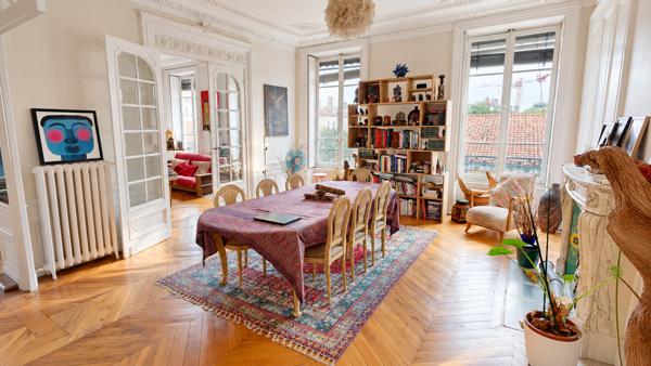 LYON 1er - RUE DU JARDIN DES PLANTES - APPARTEMENT BOURGEOIS DE 179 M² - 6 PIÈCES - 4 CHAMBRES