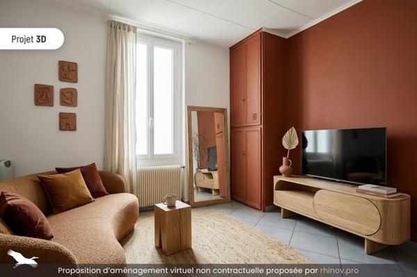 Appartement à vendre |  Villeurbanne |  3 pièces | 56 m²