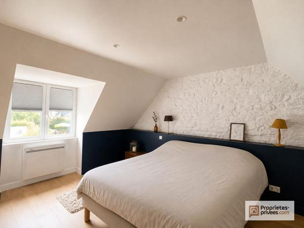 Maison de pêcheur rénovée avec terrain constructible à Saint-Guénolé, Penmarch