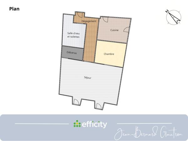 Appartement 2 pièces - 42 m²