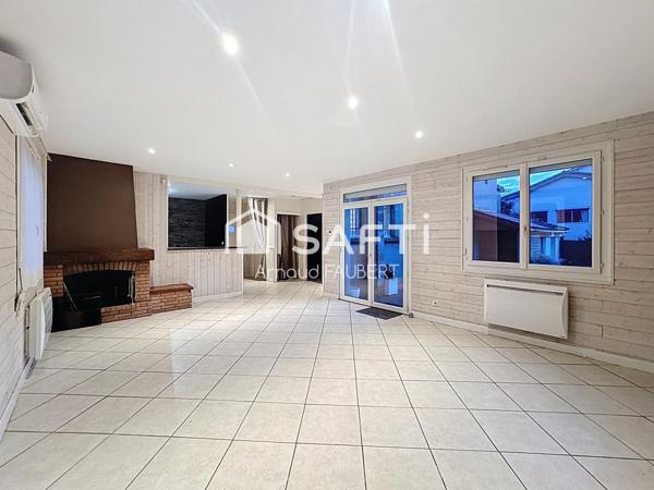 Maison 105m2 de plain-pied avec jardin et terrasse