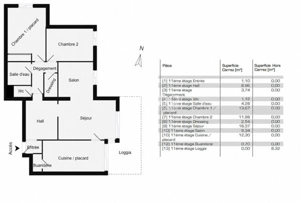 T4 de 84 m² - Piscine - Antigone