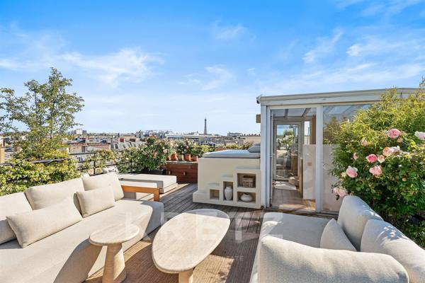 Appartement d’exception avec rooftop et vues panoramiques sur tout Paris