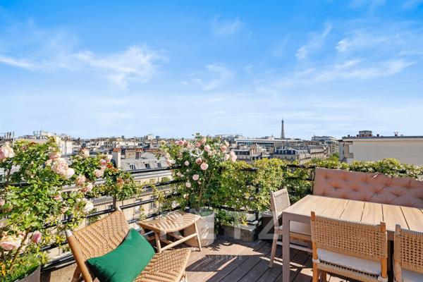 Appartement d’exception avec rooftop et vues panoramiques sur tout Paris