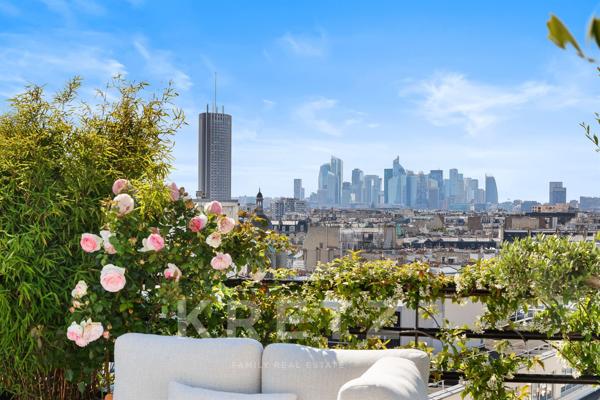 Appartement d’exception avec rooftop et vues panoramiques sur tout Paris