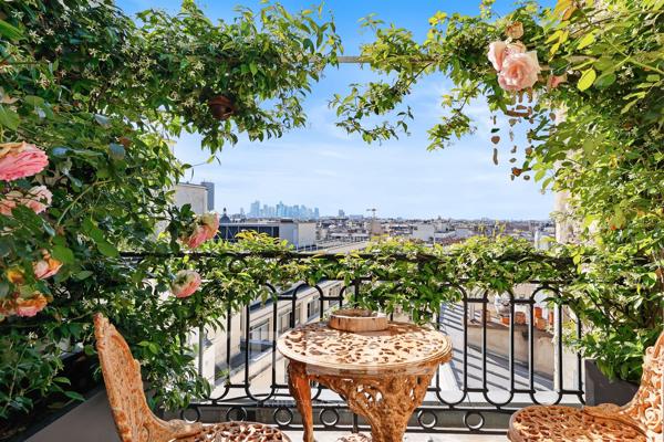 Appartement d’exception avec rooftop et vues panoramiques sur tout Paris