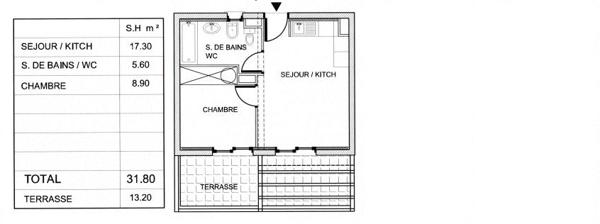 Appartement à vendre 2 pièces 31,61 m² Poggio-Mezzana