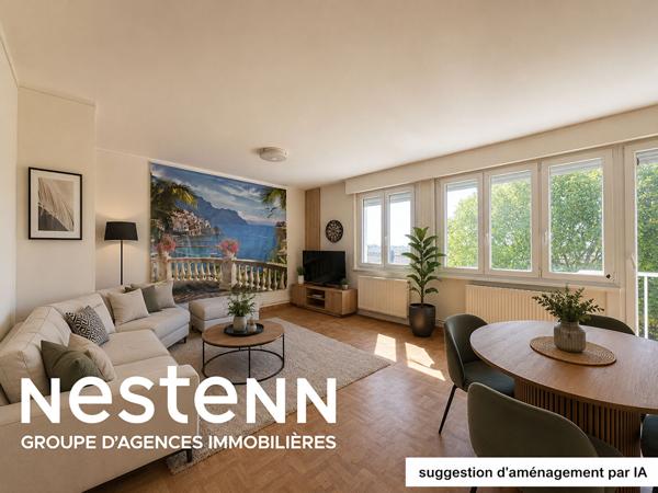 LOMME / Secteur MAISON DES ENFANTS | Appartement T2 de 50 m² avec balcon, jardinet et caves