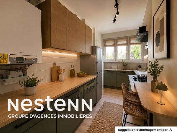 LOMME / Secteur MAISON DES ENFANTS | Appartement T2 de 50 m² avec balcon, jardinet et caves