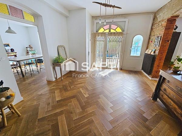 Beaucoup de cachet pour cette maison  bourgeoise rénovée