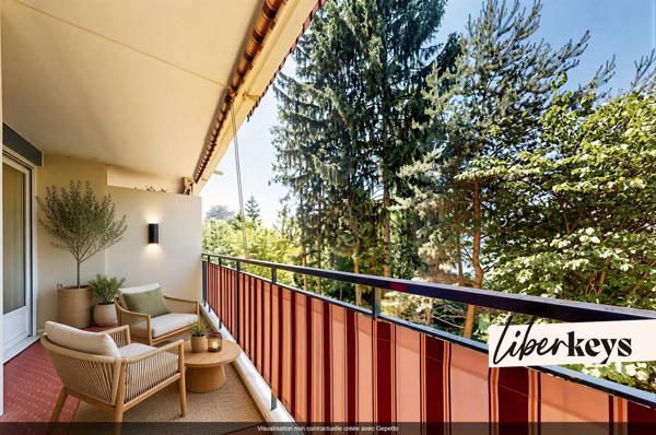 Bel appartement T4 de 101m² entièrement rénové, avec balcon - Quartier Chavril - Sainte Foy Lès Lyon