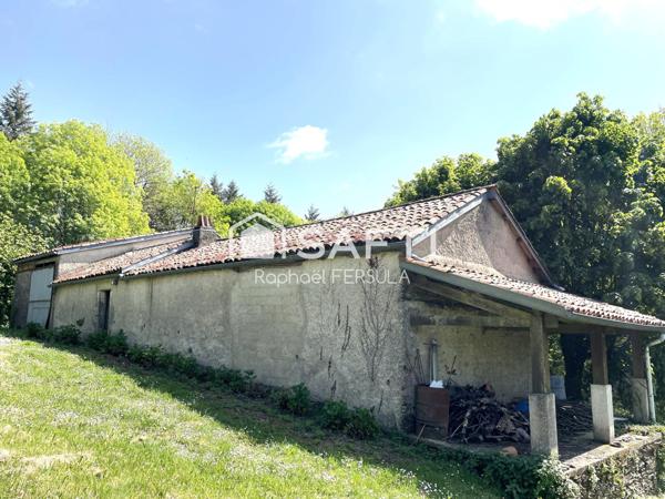 Fermette à rénover T4/T5 en pleine nature