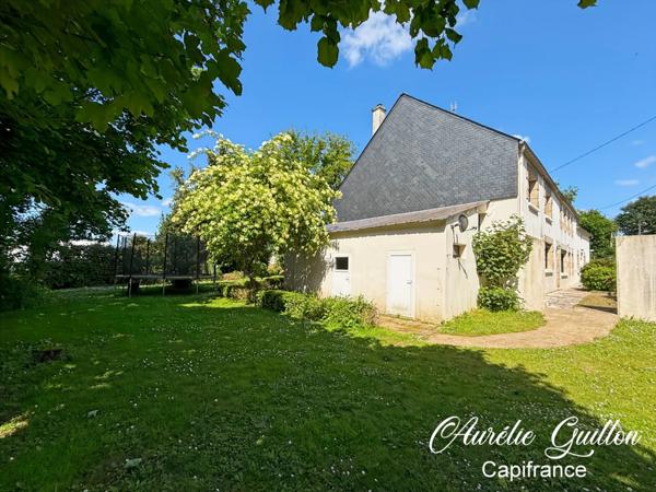 Longère rénovée de 180 m² avec garage, terrain, puits - Ploërmel