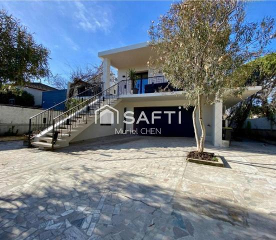 LUNEL-VIEL Centre : Villa T5 190m2 + T3 68 m2