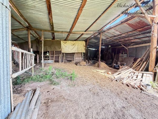 Maison de campagne de plain-pied avec terrain d’environ 1 hectare – Environnement calme et verdoyant