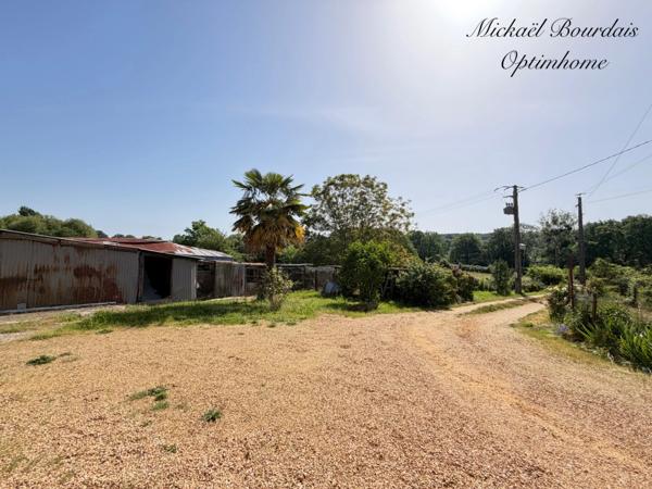 Maison de campagne de plain-pied avec terrain d’environ 1 hectare – Environnement calme et verdoyant