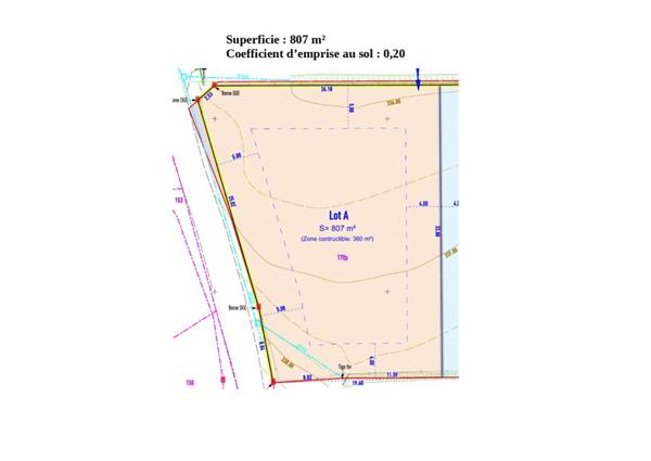 Terrain plat libre constructeur au calme