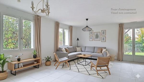 Maison à vendre à Nérac - plain-pied de 3 chambres avec garage et jardin