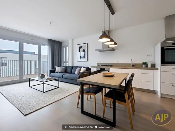 Appartement à vendre Saint Nazaire - 2 pièces, 45m² avec 1 chambre(s) à 186 550€ - AJP Immobilier Saint-Nazaire