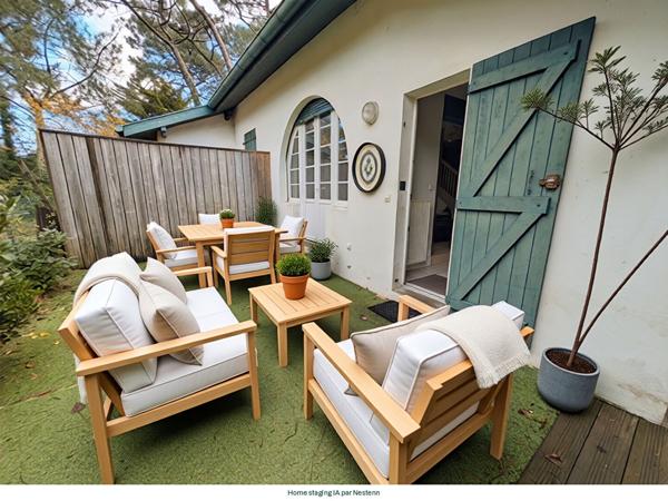 SOUS COMPROMIS : Appartement T2 Bis à Capbreton, parking, double extérieur
