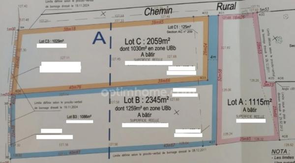 Terrain à vendre de 5 519,00 m² COURDEMANCHE (27)