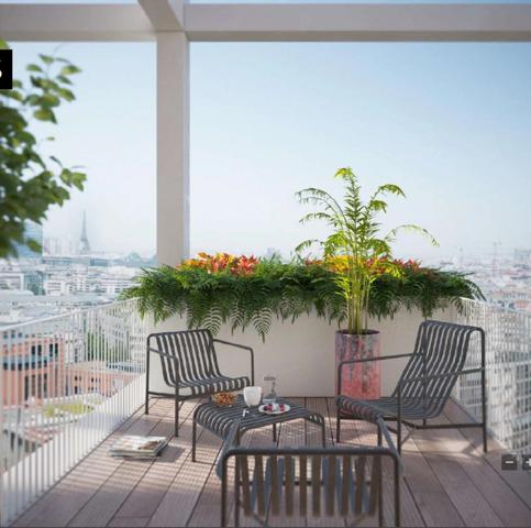 Appt T5 à vendre ISSY LES MOULINEAUX (92130) surface 112.20 m2 + balcons 22.10 m2 + 2 park s-sol + cave