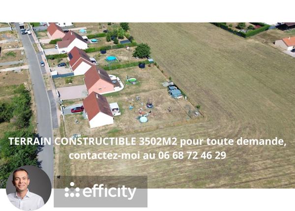 Terrain
        
        - 3502 m² 69 900 € *