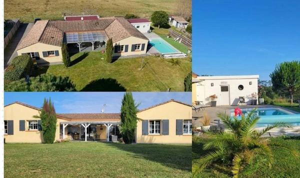 Très belle villa familiale de 245 m² avec piscine au sel et chauffée