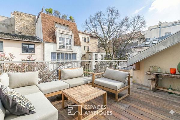 Duplex contemporain avec terrasse