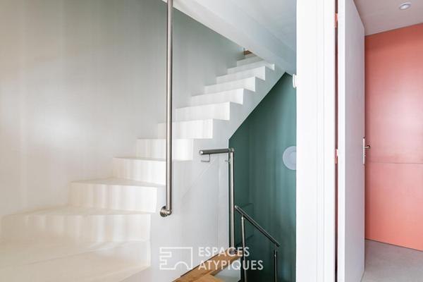 Duplex contemporain avec terrasse