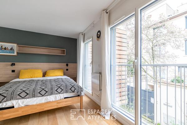 Duplex contemporain avec terrasse