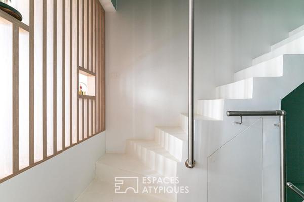 Duplex contemporain avec terrasse