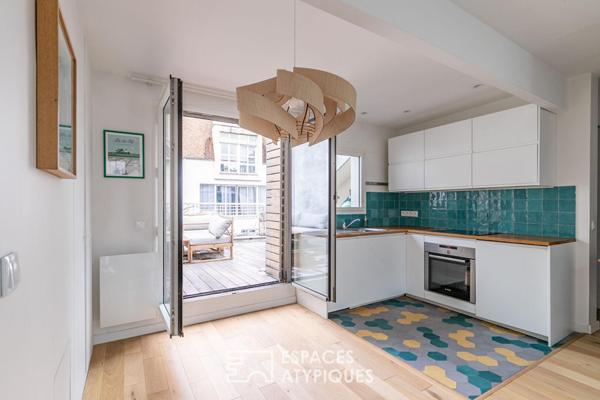 Duplex contemporain avec terrasse