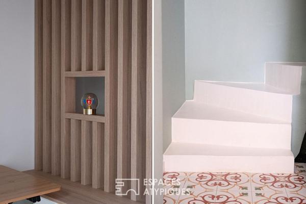 Duplex contemporain avec terrasse