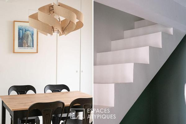 Duplex contemporain avec terrasse