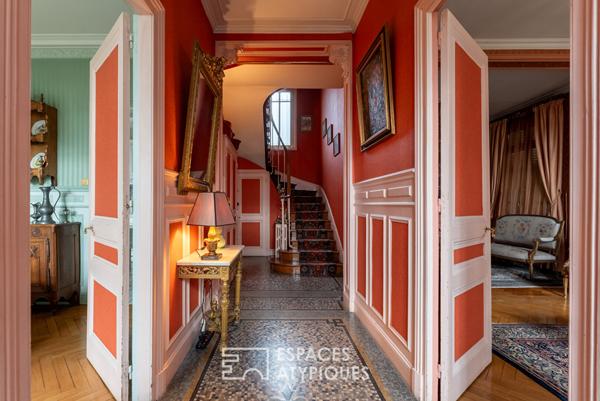 Maison bourgeoise 1900 avec jardin et arbres centenaires