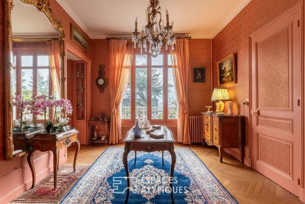 Maison bourgeoise 1900 avec jardin et arbres centenaires