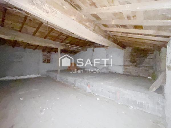 Maison 3 chambres + potentiel d'aménagement à l'étage !