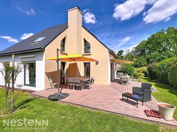 Maison d'architecte de près de 200m² à Clohars-Carnoët, 6 chambres