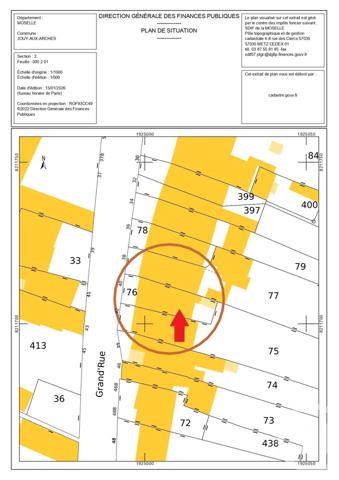 Maison à vendre  1 pièce - 250 m2 JOUY AUX ARCHES - 57