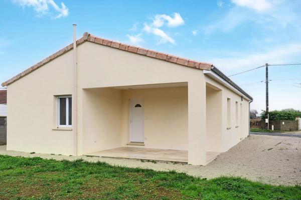 NOUVEAU PLAIN-PIED 100m2, 3 chambres à 2 minutes de CIVRAY