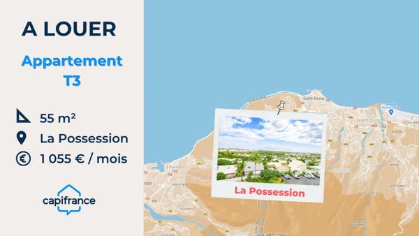 🏡 À louer – Beau F3 meublé à La Possession 🏝️