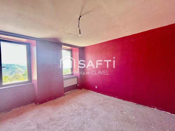 Maison Cévenol  de 110m2 au coeur des Cévennes avec vue imprenable