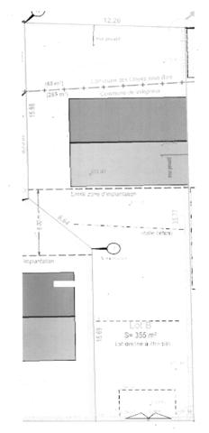 Terrain à bâtir - 355 m2