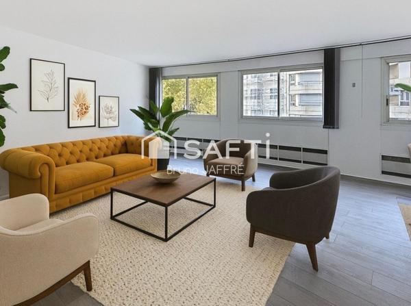 Paris 15ème, Lourmel, résidence de standing, 4 pièces, parfait état